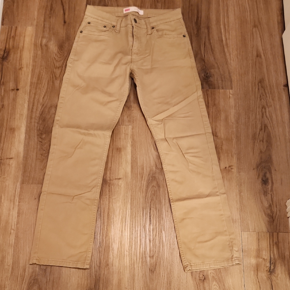 Boys Levi's Khaki Slim-Fit Pants